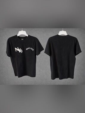 Darc Sport Black  Cropped Tee with White Chest Print 815/1000